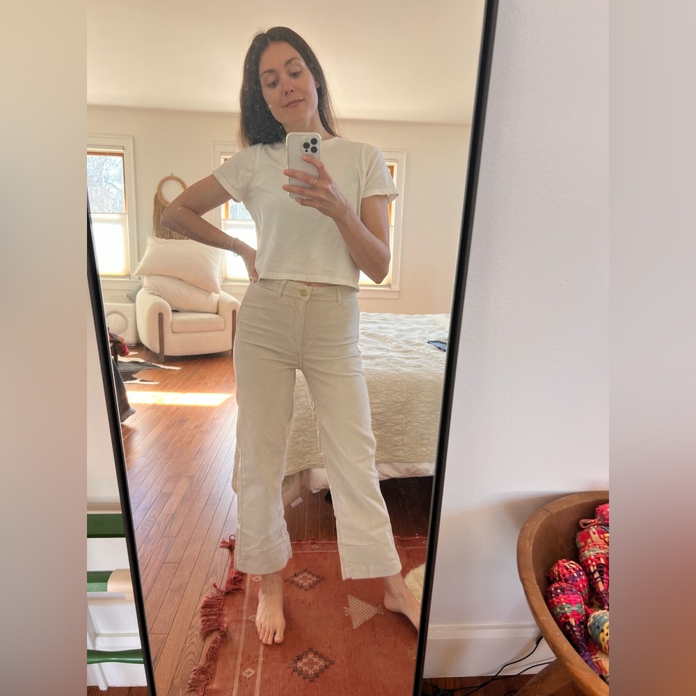 Everlane corduroy pants.